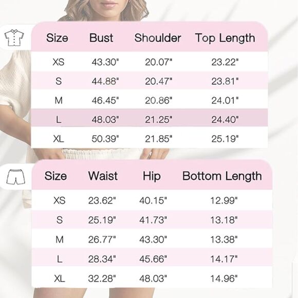 Linen Set  Short Cotton Linen Matching Short 2 Pc Set Sz XS - Picture 4 of 4